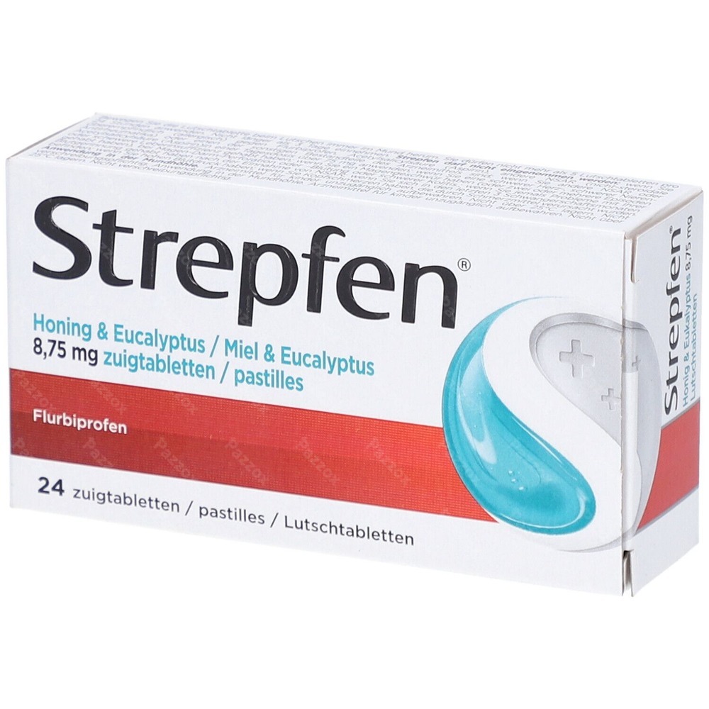 Strepfen Honing & Eucalyptus 24 Zuigtabletten
