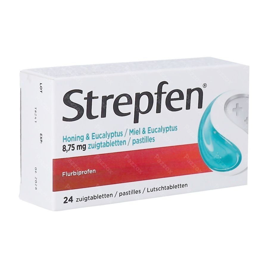 Strepfen Honing & Eucalyptus 24 Zuigtabletten
