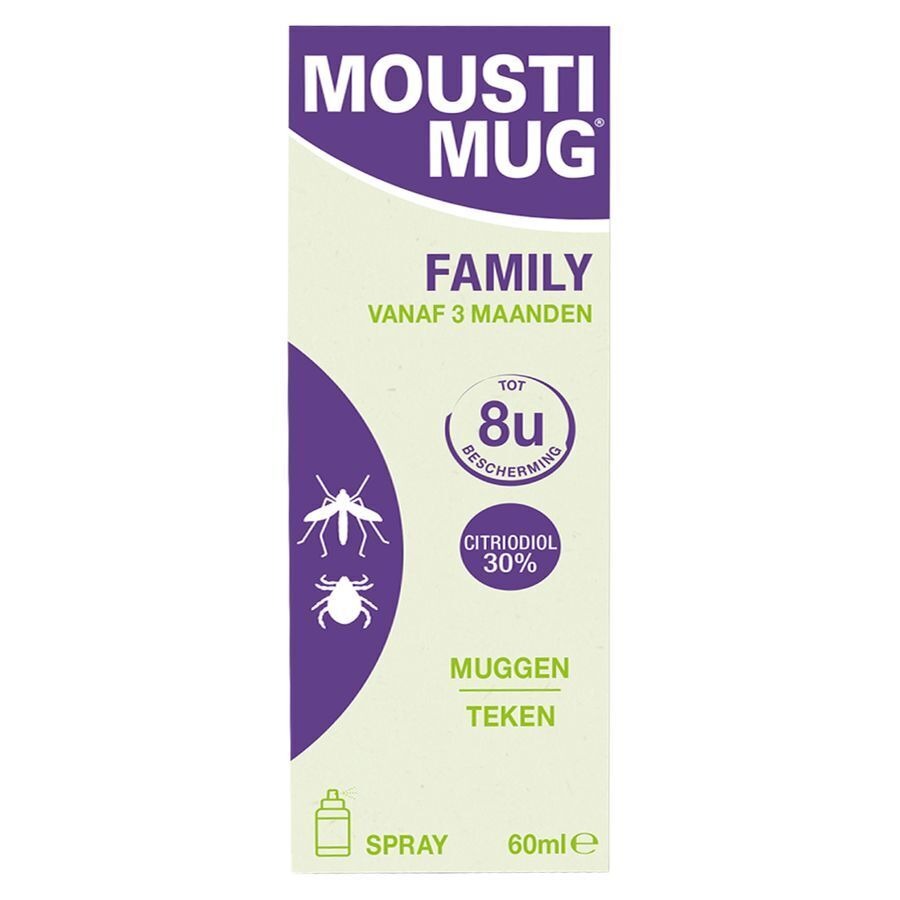 Moustimug Citriodiol 30% Family Spray 60ml