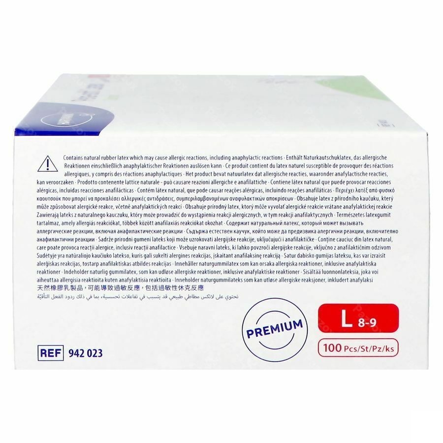 Peha Soft Handschoen Latex Comfort l 100 942023