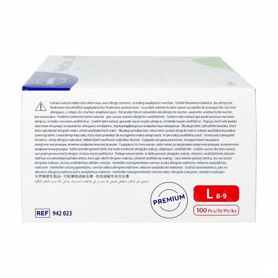 Peha Soft Handschoen Latex Comfort l 100 942023