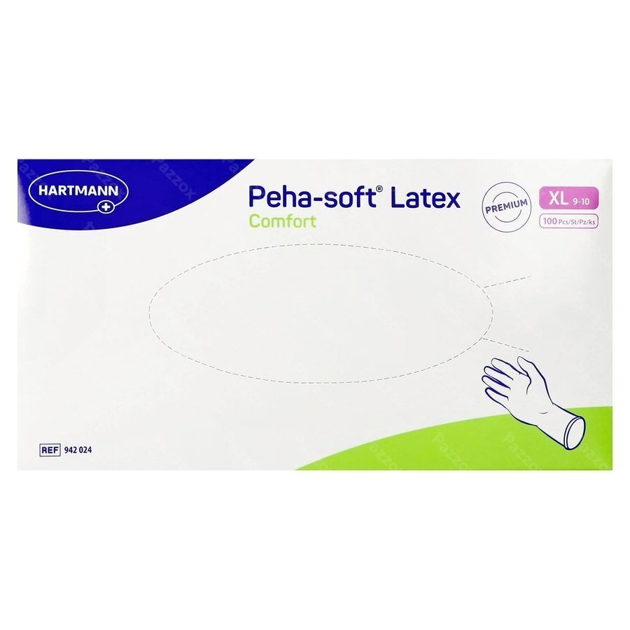 Peha Soft Handschoen Latex Comfort Xl 100 942024