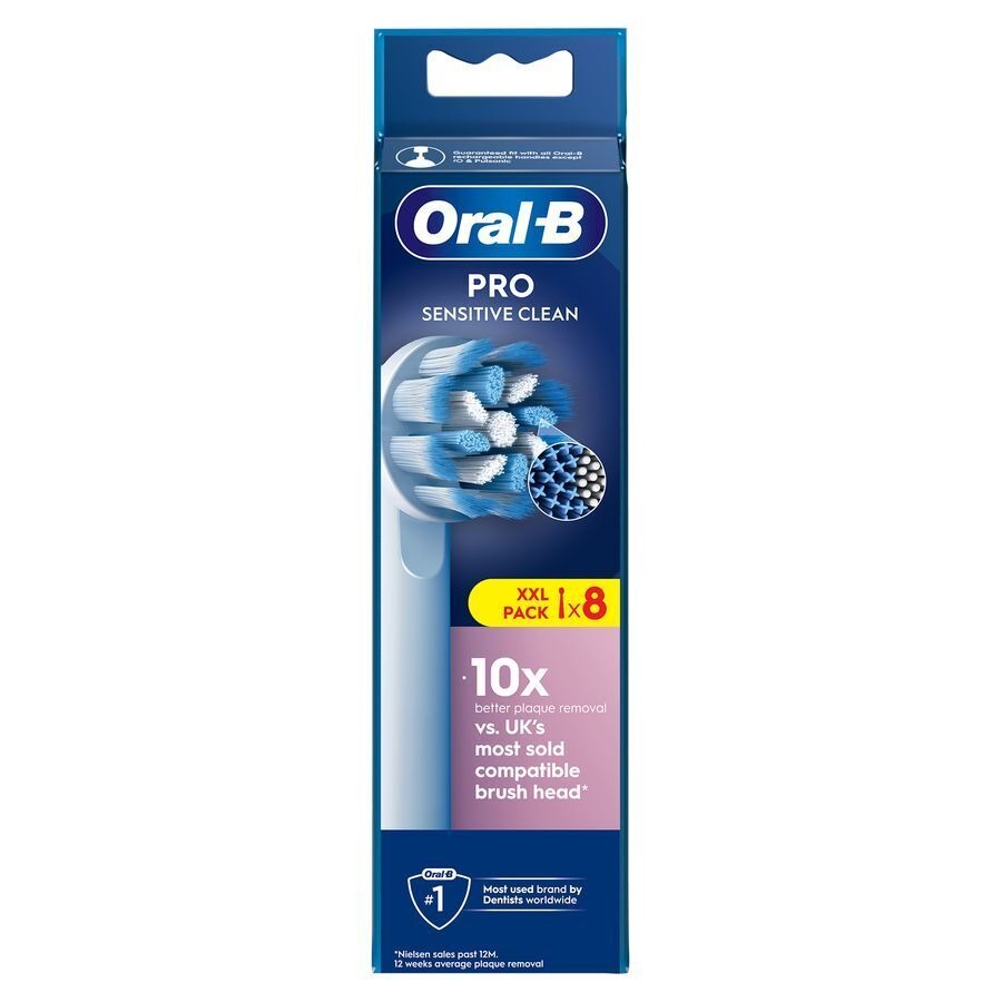 Oral-B Refill Sensitive Clean XF Opzetborstels 8