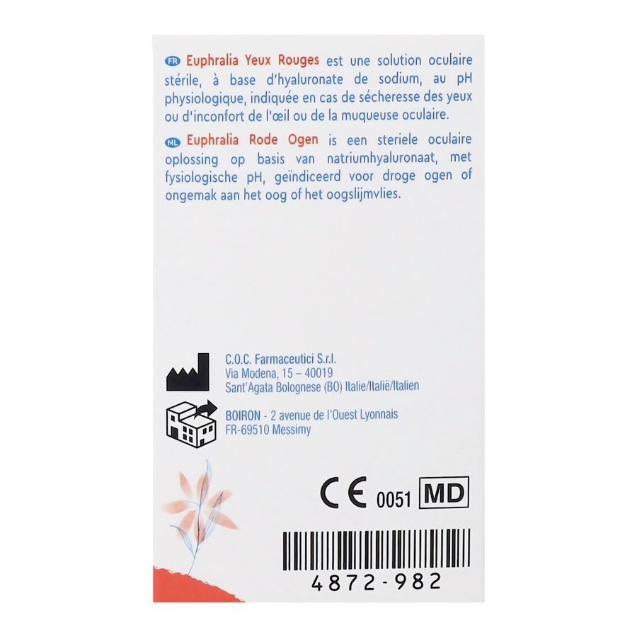Boiron Euphralia Rode Ogen 10ml
