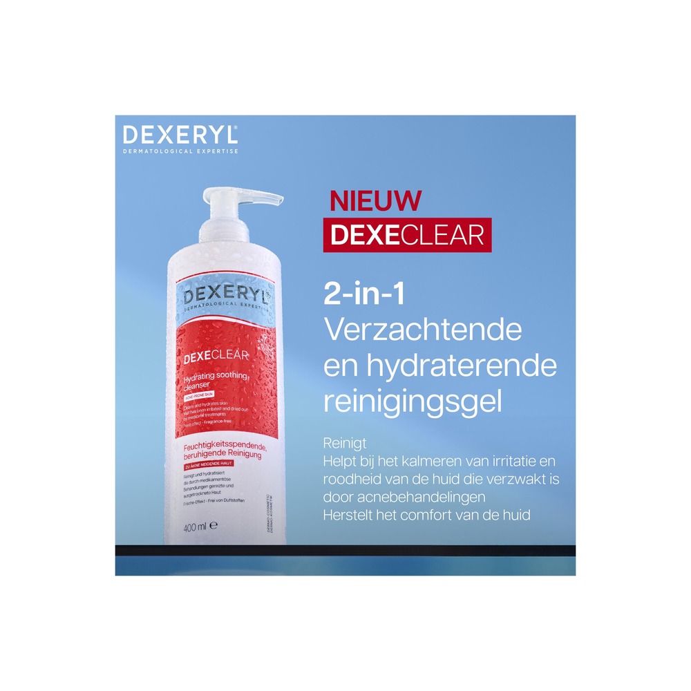 Dexeclear Verzachtende Hydraterende Reinigingsgel 400ml