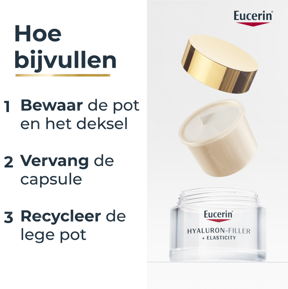 Eucerin Hyaluron-Filler + Elasticity Dagcrème SPF30 Navulling 50ml