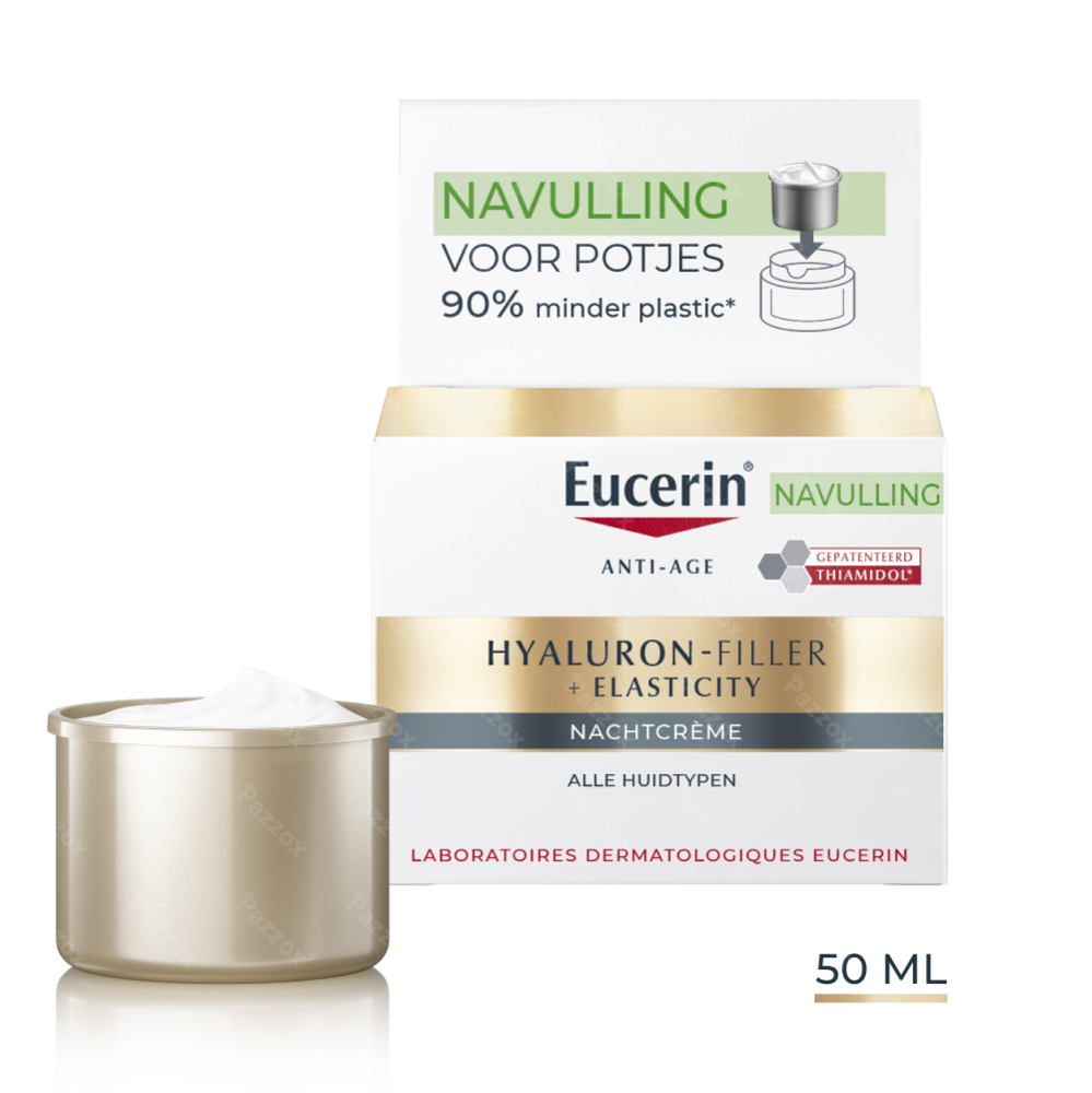 Eucerin Hyaluron-Filler + Elasticity Nachtcrème Navulling 50ml