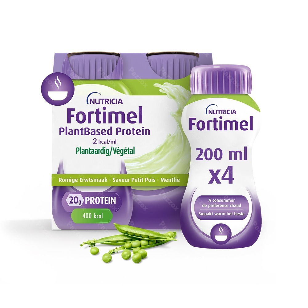 Fortimel Plantbased Protein 2Kcal Romige Erwt 4x200ml