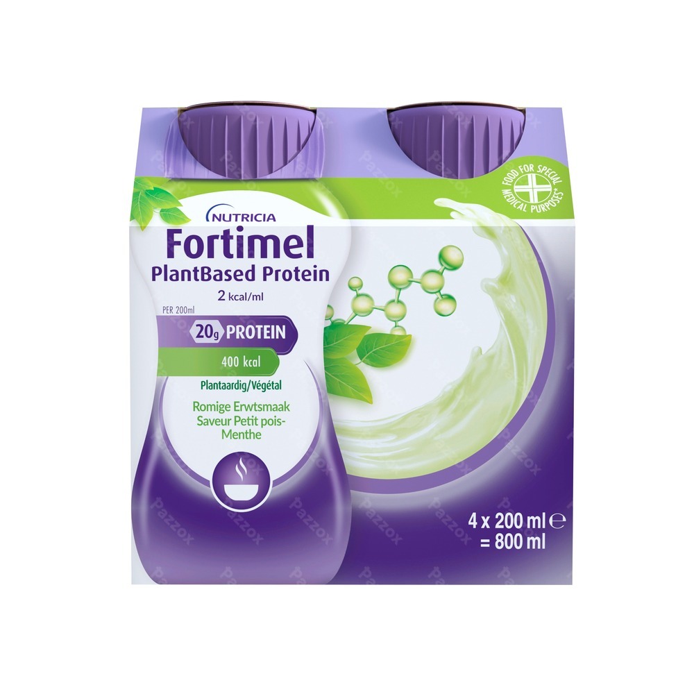 Fortimel Plantbased Protein 2Kcal Romige Erwt 4x200ml