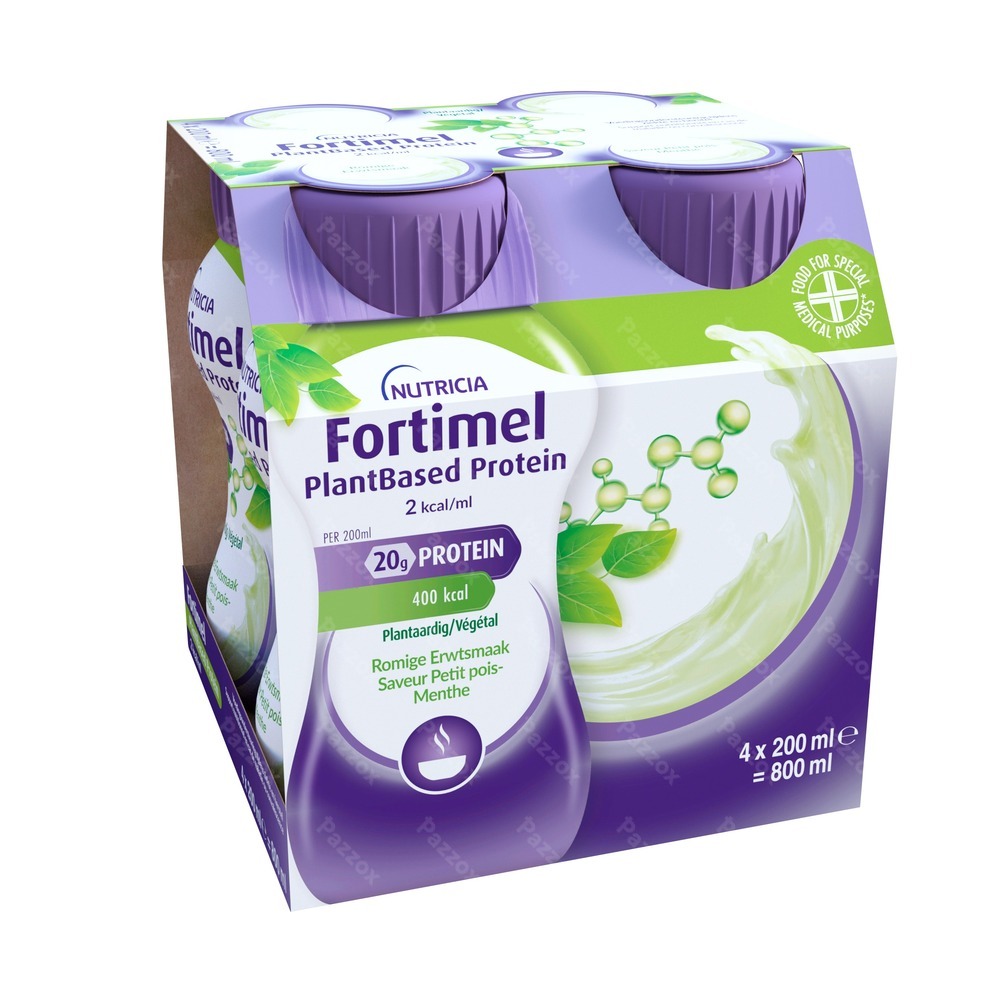 Fortimel Plantbased Protein 2Kcal Romige Erwt 4x200ml