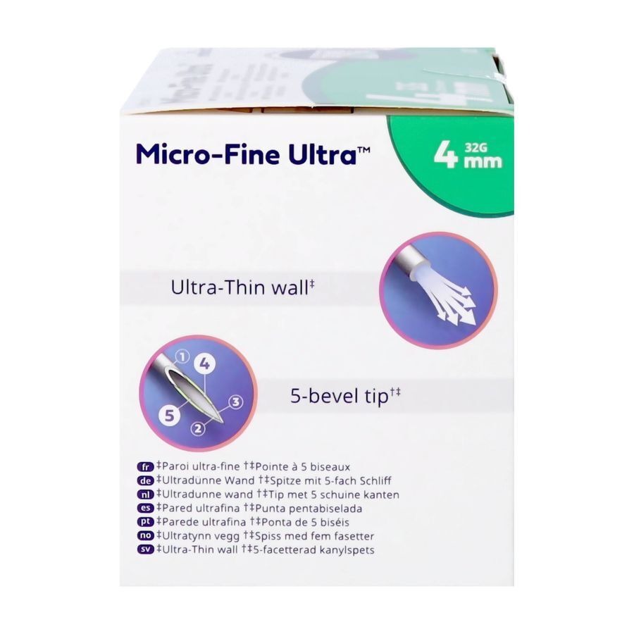 Microfine Ultra Pennaald 4mm 32g 100