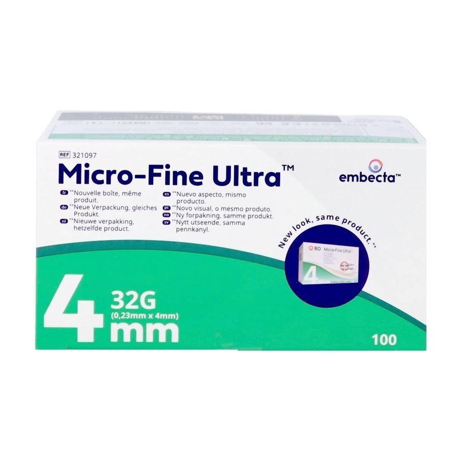 Microfine Ultra Pennaald 4mm 32g 100