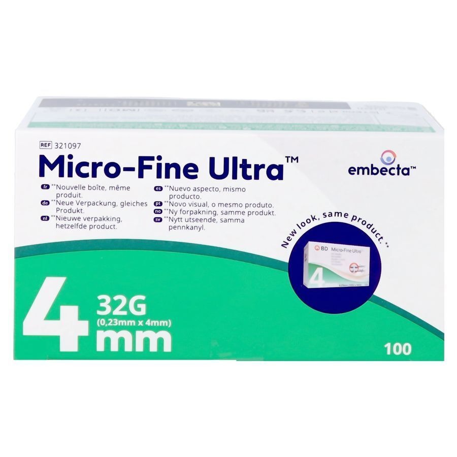 Microfine Ultra Pennaald 4mm 32g 100