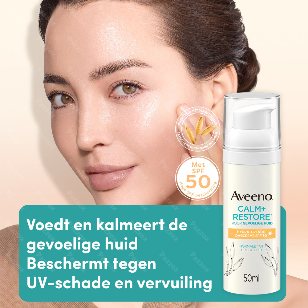 Aveeno Calm+Restore Hydraterende Lotion Spf50 50ml