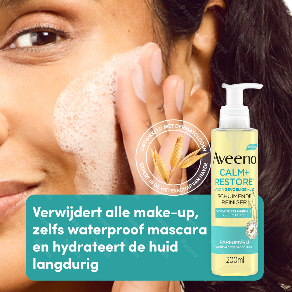 Aveeno Calm+Restore Foaming Cleanser 200ml