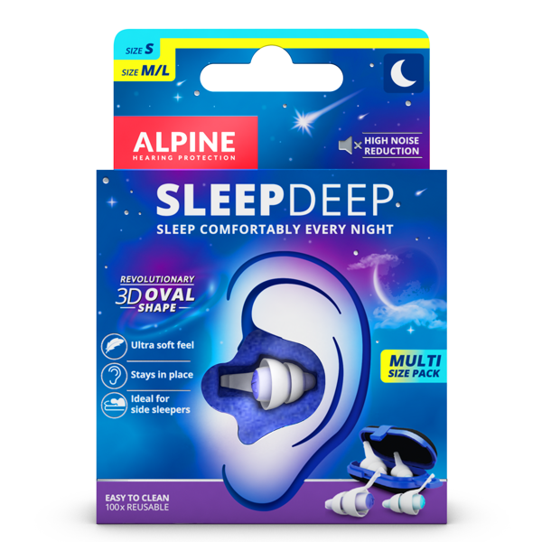 Alpine Sleepdeep Multisize 2 Paar Oordoppen