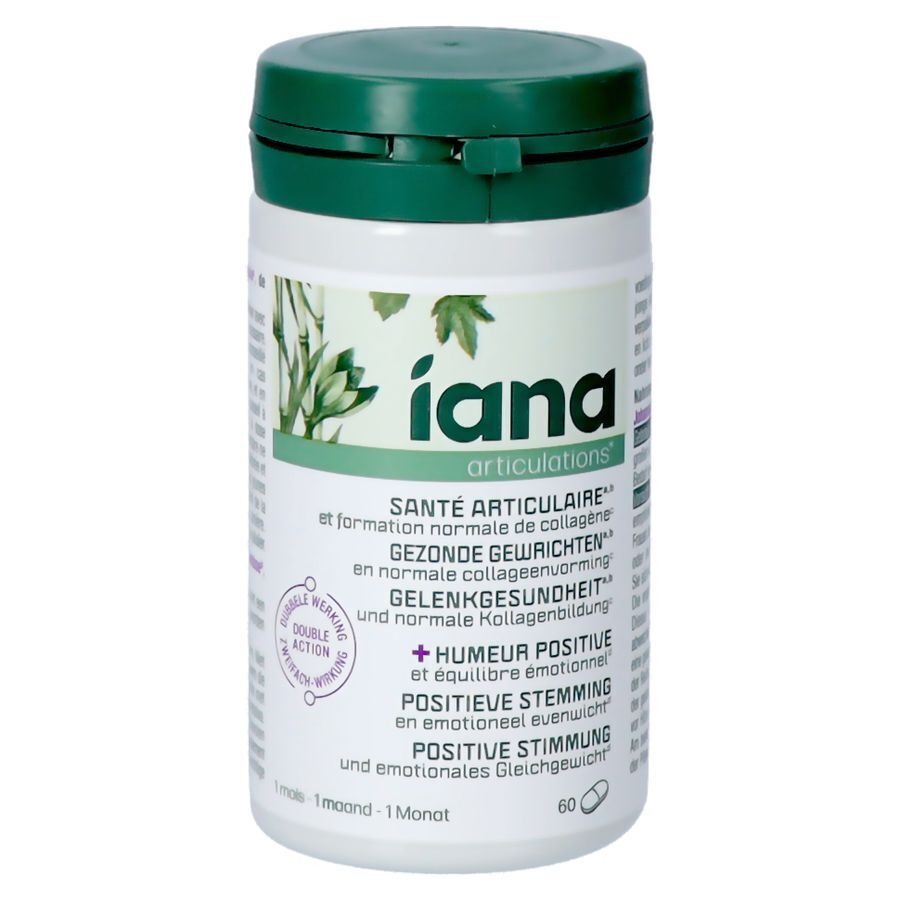 Iana Gezonde Gewrichten & Positieve Stemming 60 Tabletten