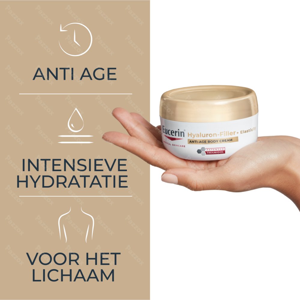 Eucerin Hyaluron-Filler + Elasticity Anti-Age & Anti-Vlekken Lichaamscrème 200ml