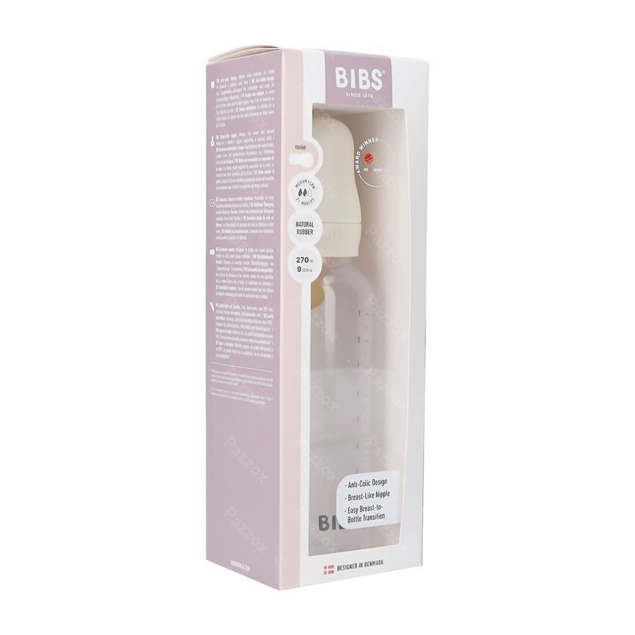 Bibs Zuigfles Complete Set Ivory 270ml