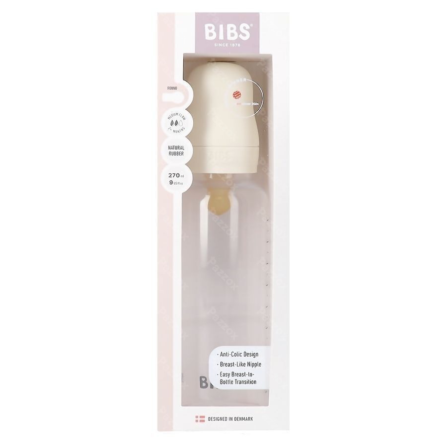 Bibs Zuigfles Complete Set Ivory 270ml
