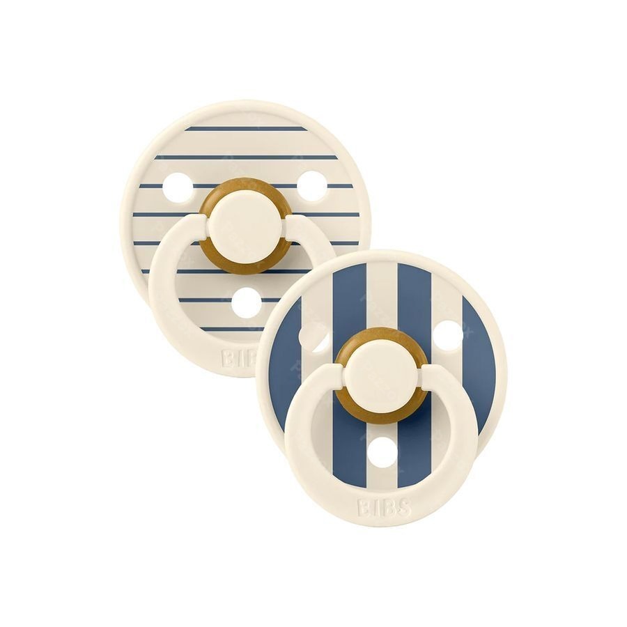 Bibs 1 Fopspeen Studio Duo Pin Steel Blue