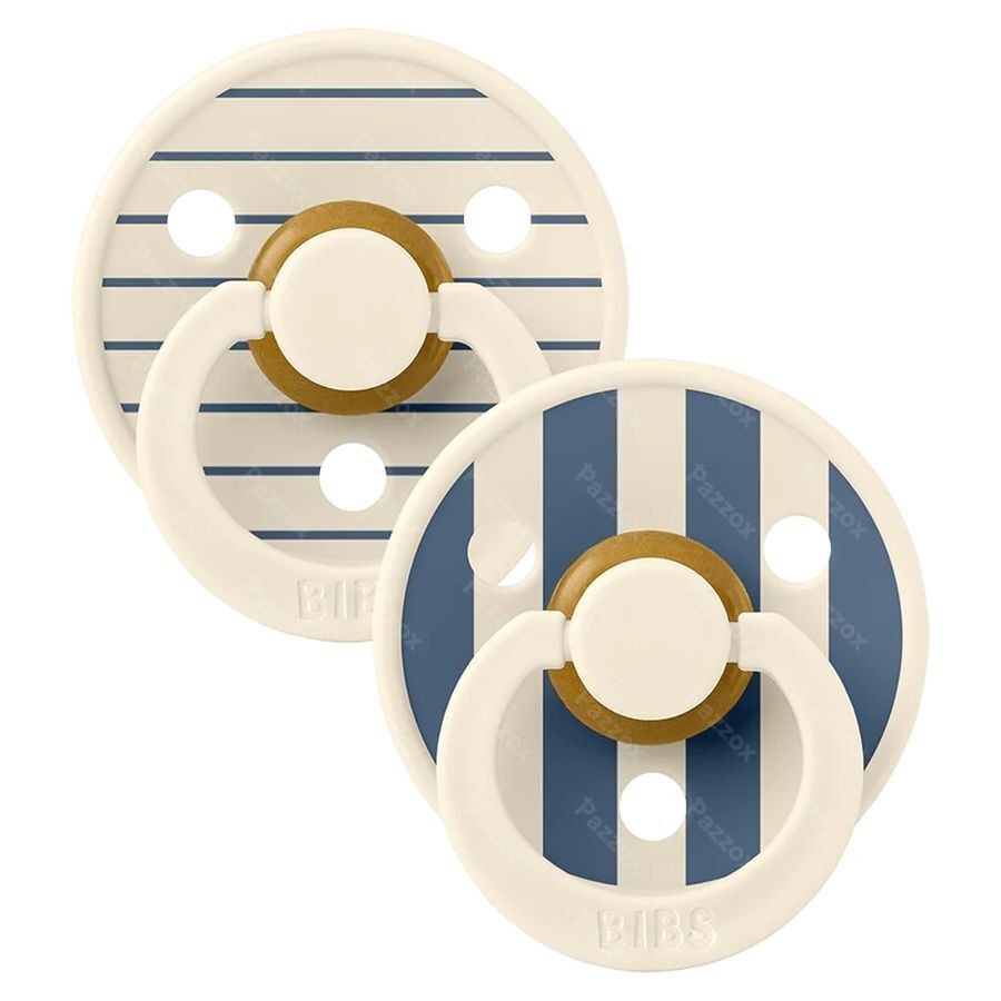 Bibs 1 Fopspeen Studio Duo Pin Steel Blue