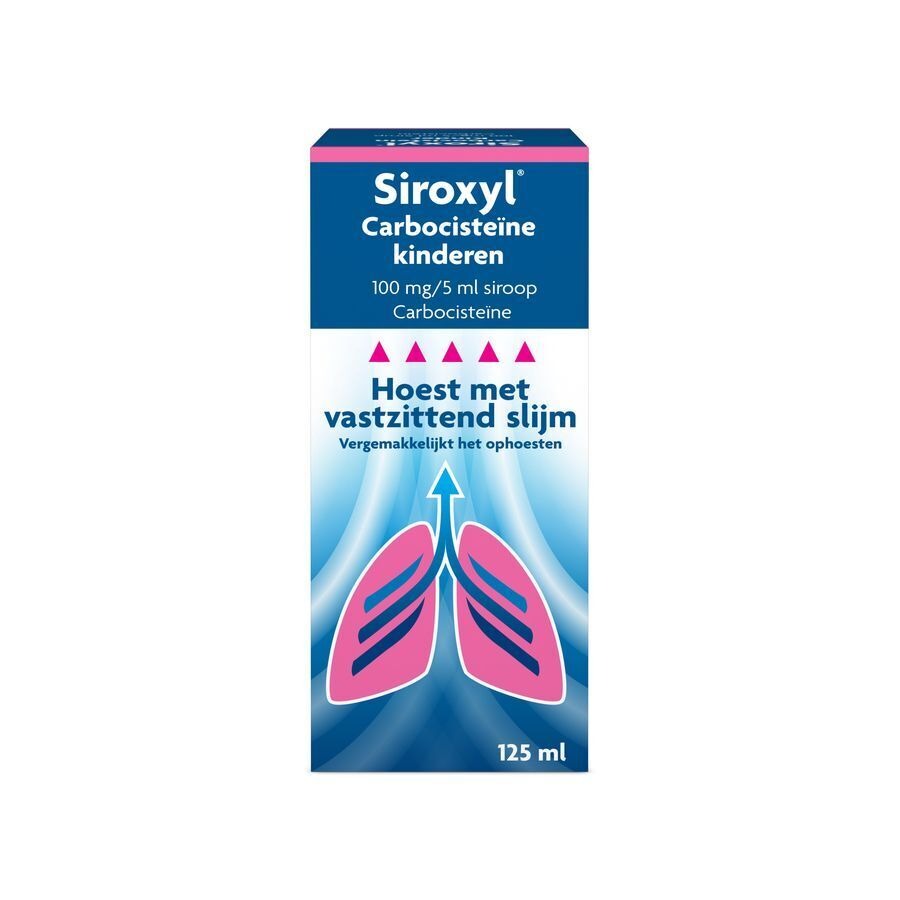 Siroxyl Carbocisteïne 100mg/5ml Siroop Kinderen 125 ml