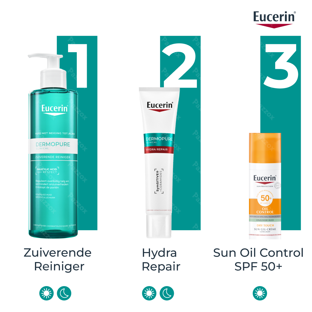 Eucerin Dermopure Clinical Hydra Repair Droge Huid door Behandeling 40ml