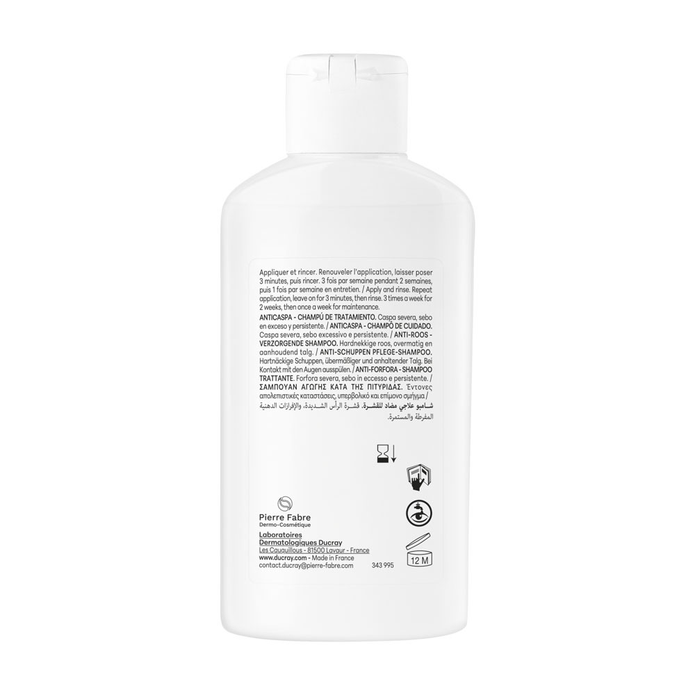 Ducray Kelual DS Sebocontrol Behandelende Anti-roos Shampoo, Ernstige schilfers, Overmatig en hardnekkig talg 100ml