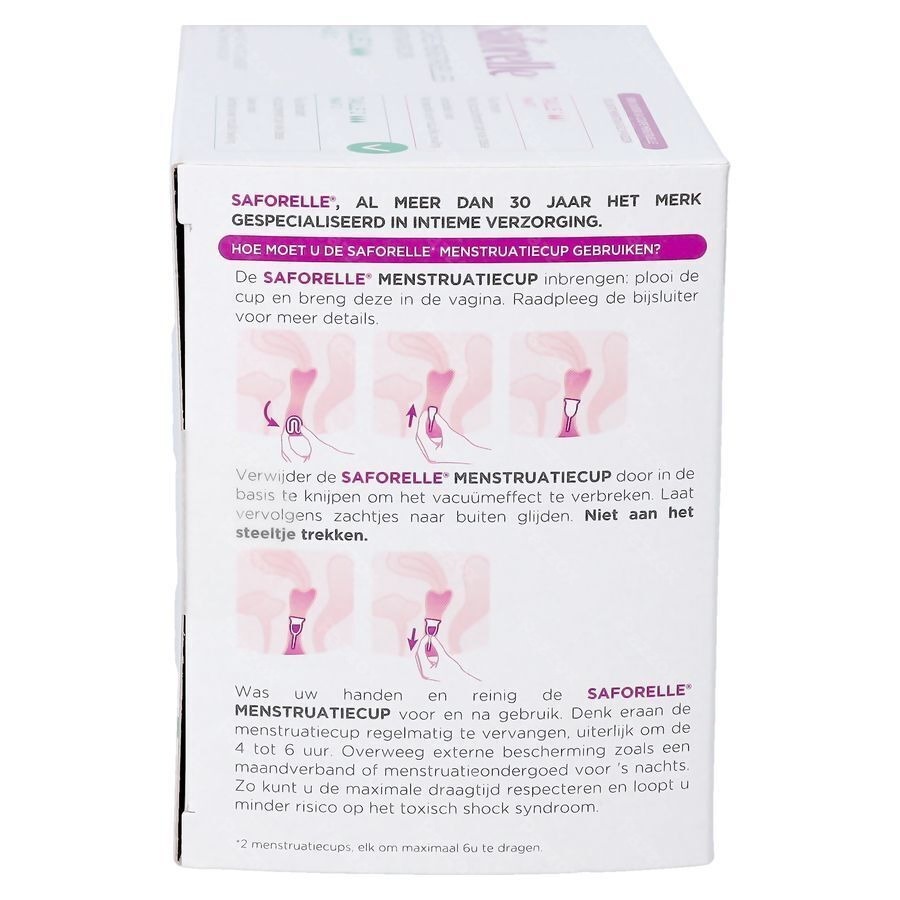 Saforelle Menstruatiecups Pack Comfort 12h T2