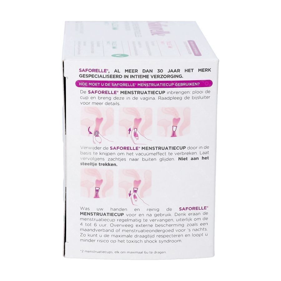 Saforelle Menstruatiecups Pack Comfort 12h T2