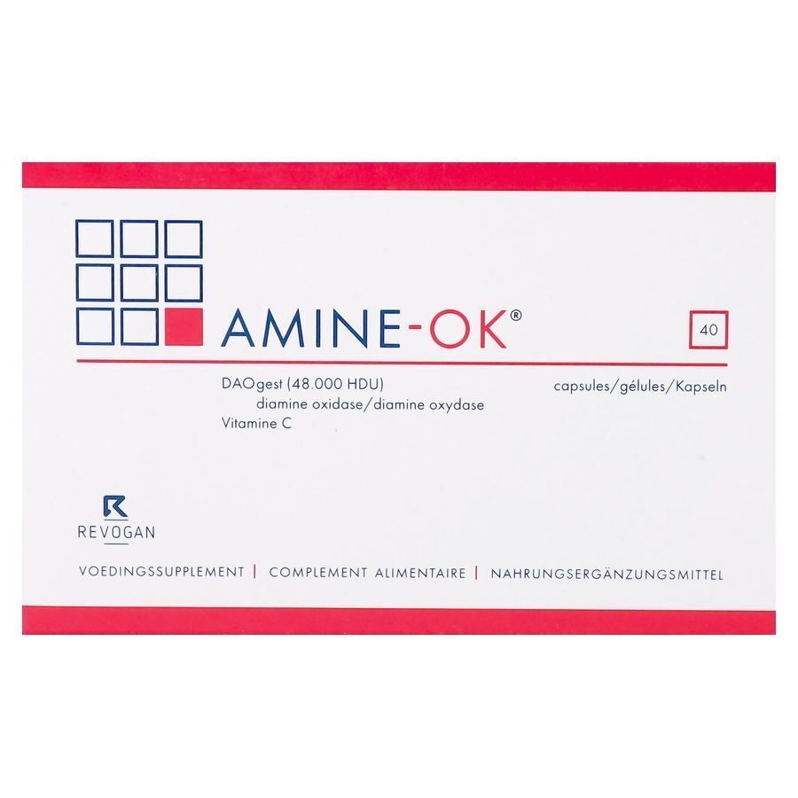Revogan Amine-Ok Histamine Afbraak 40 Capsules