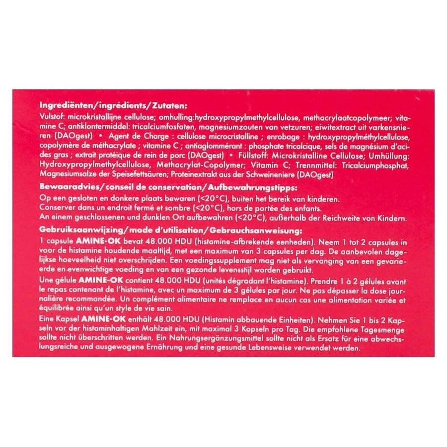 Revogan Amine-Ok Histamine Afbraak 40 Capsules