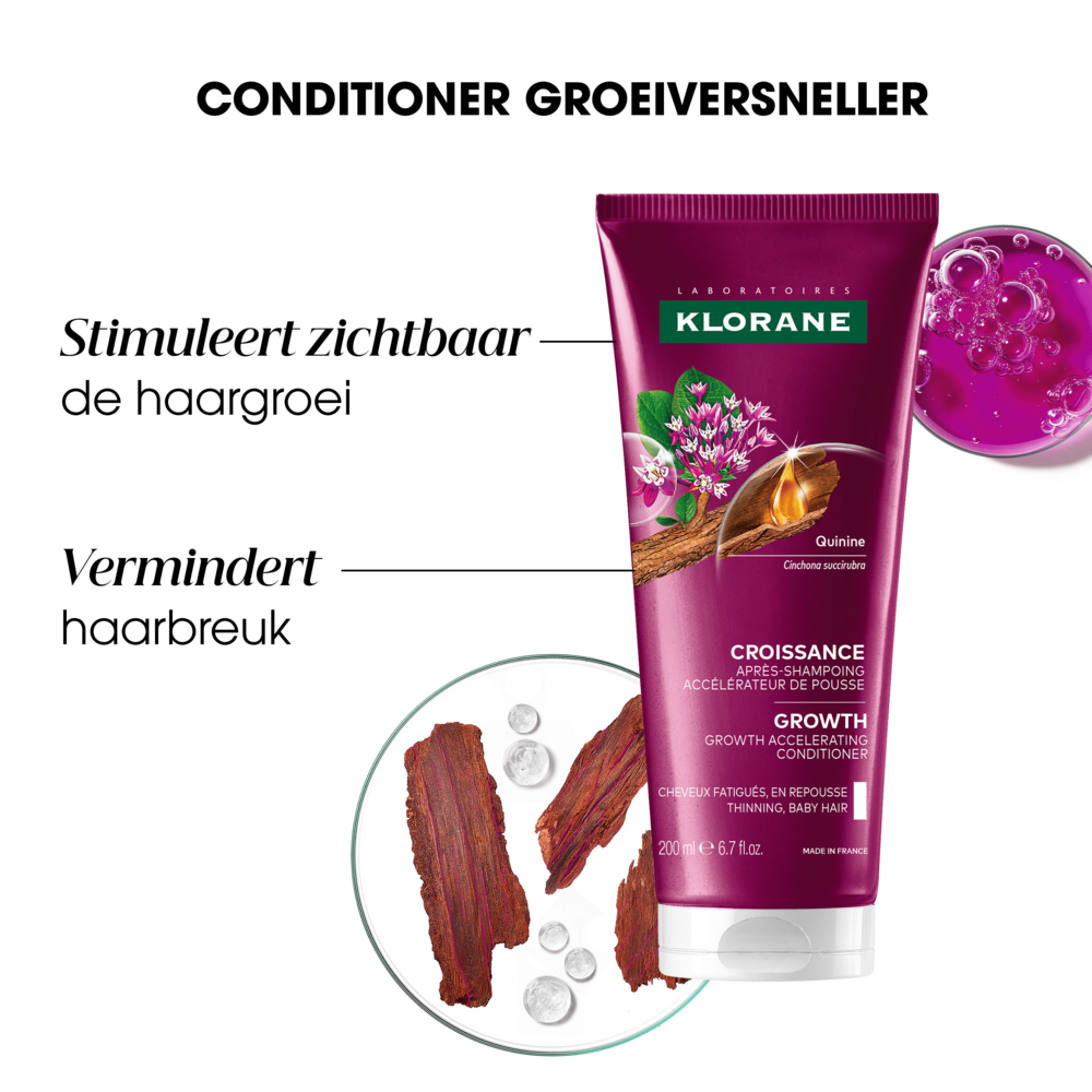 Klorane Kinine Groei Conditioner Groeiversnellend 200ml