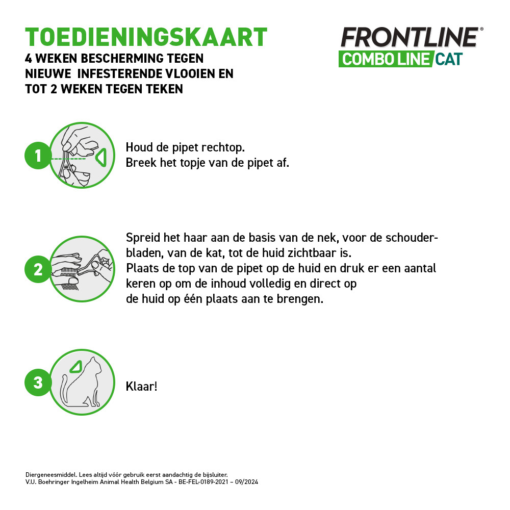 Frontline Combo Line Cat 6x0,5ml