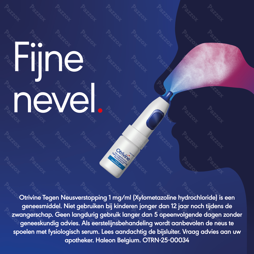Otrivine tegen Neusverstopping 1 mg/ml Neusspray 10ml