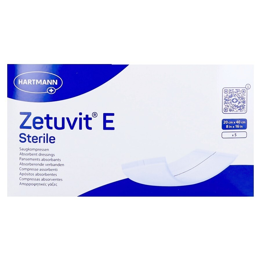 Zetuvit E Steriel 20x40cm 5