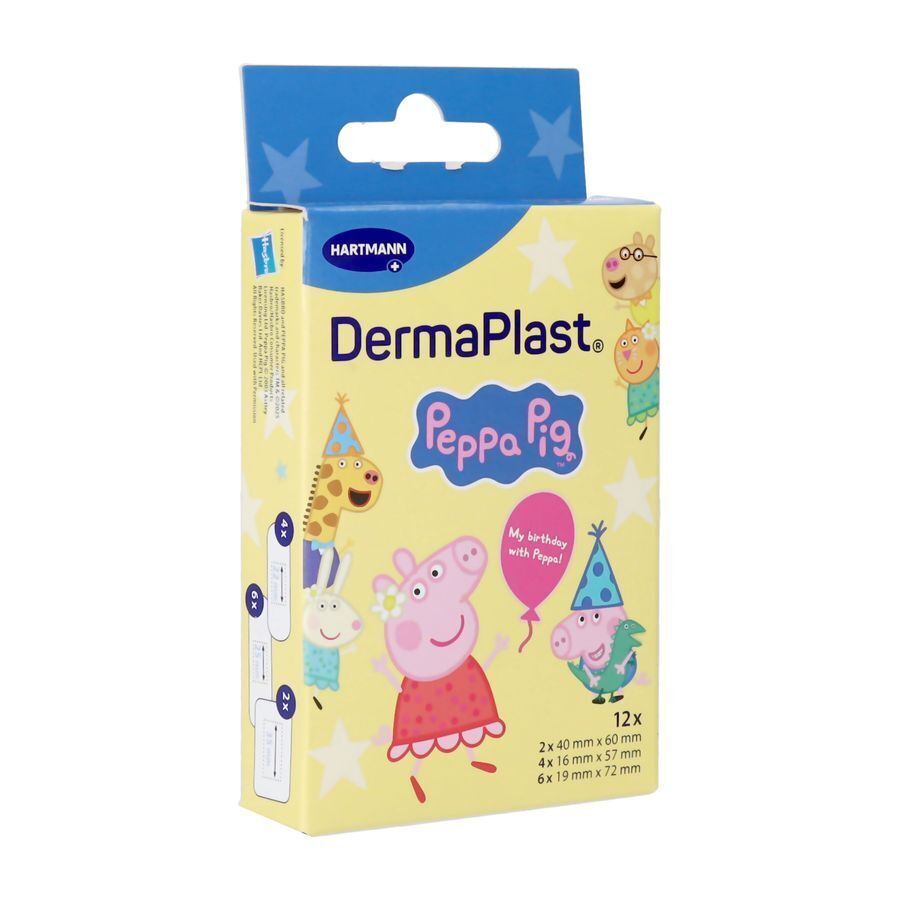 Dermaplast Pleisters Peppa Pig 12 afbeelding