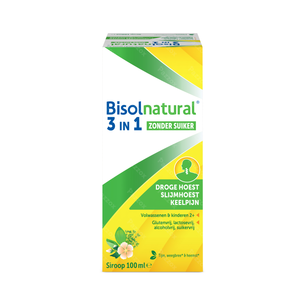 Bisolnatural Siroop Zonder Suiker 100ml
