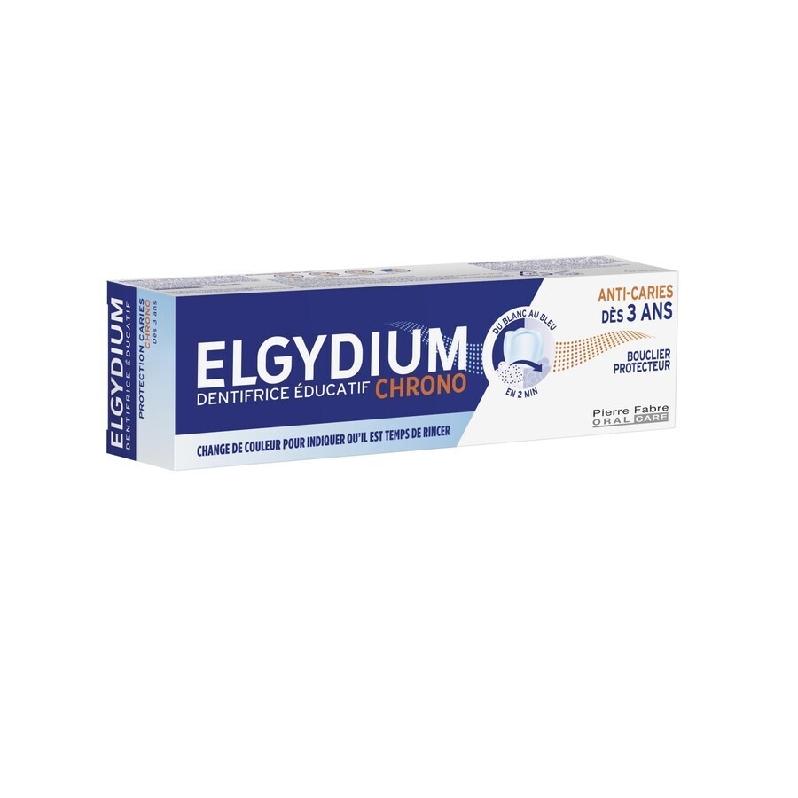 Elgydium Tandpasta Chrono Educatieve Tandpasta Anti-Cariës vanaf 3 Jaar 50 ml