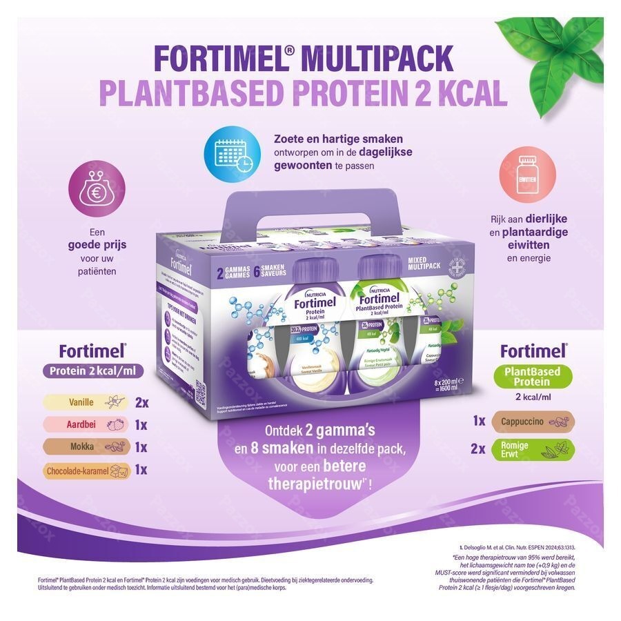 Fortimel Multipack Plantbased 2kcal 8x200ml