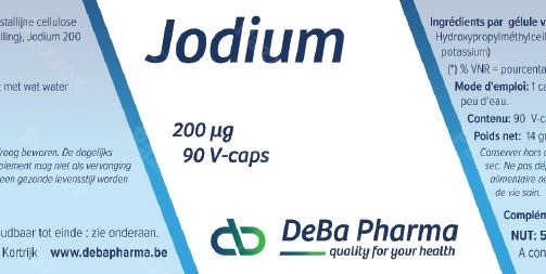 DeBa Pharma Jodium 90 Capsules