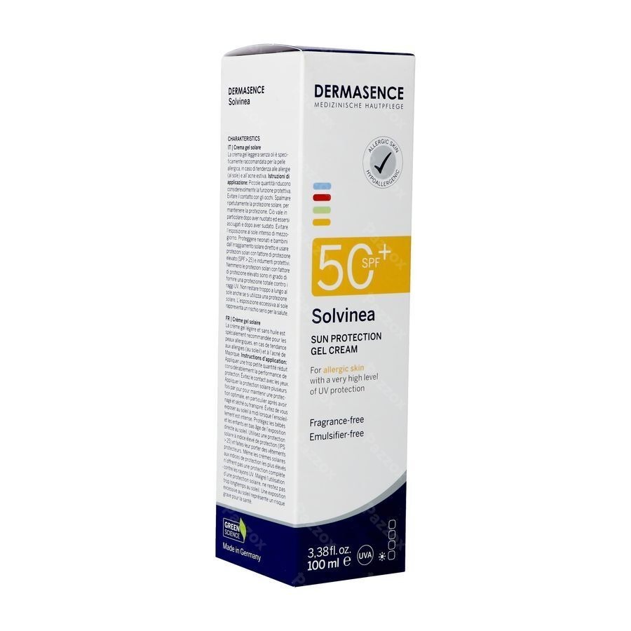 Dermasence Solvinea Protection Gel Cr Spf50+ 100ml
