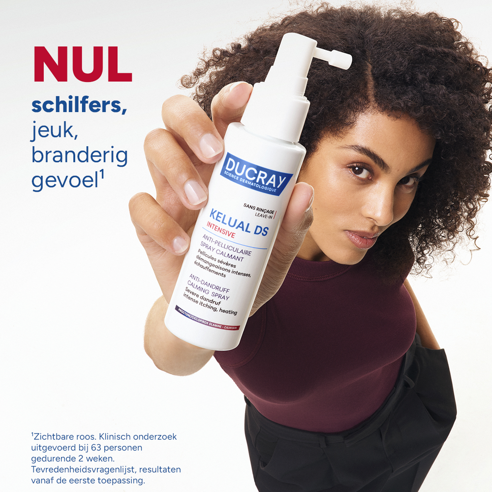 Kelual DS Intensief Kalmerende Anti-Roos Spray voor Ernstige Roos en Intense Jeuk 100 ml