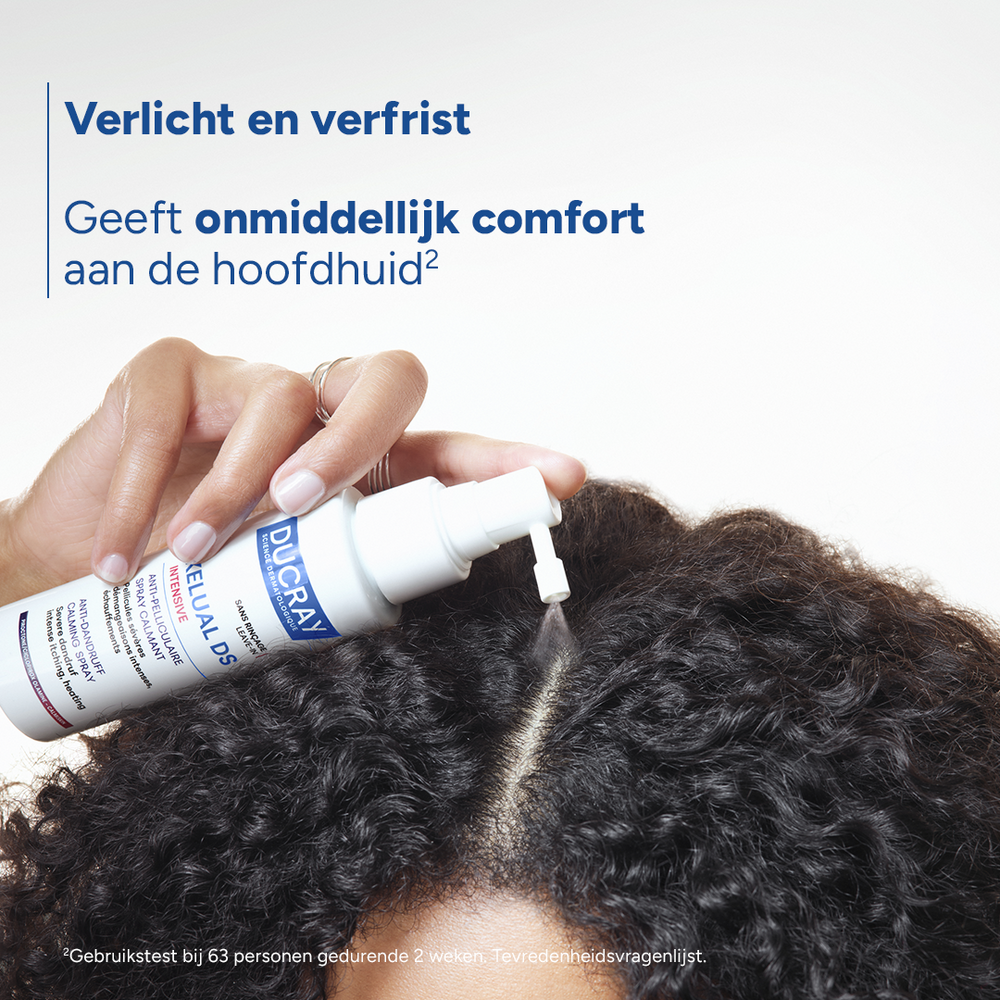 Kelual DS Intensief Kalmerende Anti-Roos Spray voor Ernstige Roos en Intense Jeuk 100 ml