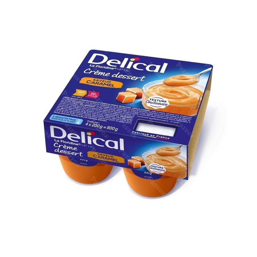 Delical Creme Dessert La Floridine Karamel 4x200g