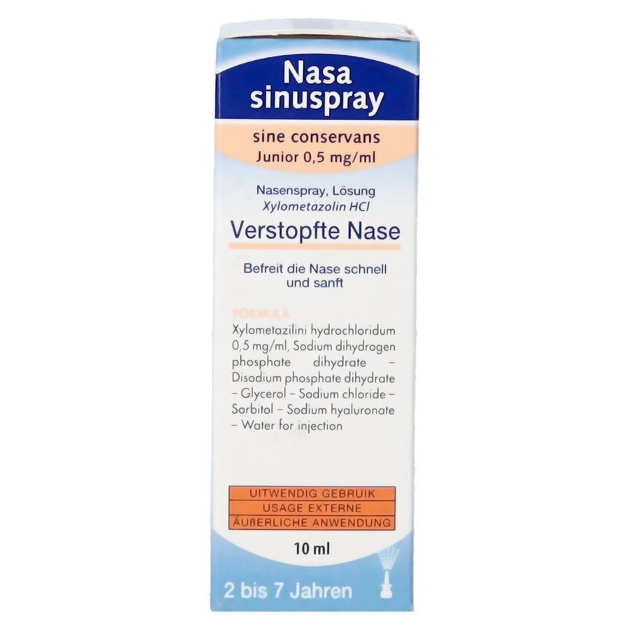 Nasasinuspray 0,5 mg/ml Sine Conservans Junior 10ml