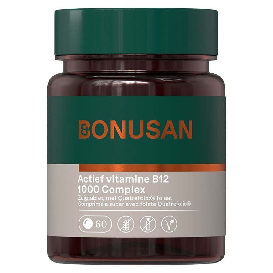 Bonusan Actief Vitamine B12 1000 Complex 60 Capsules