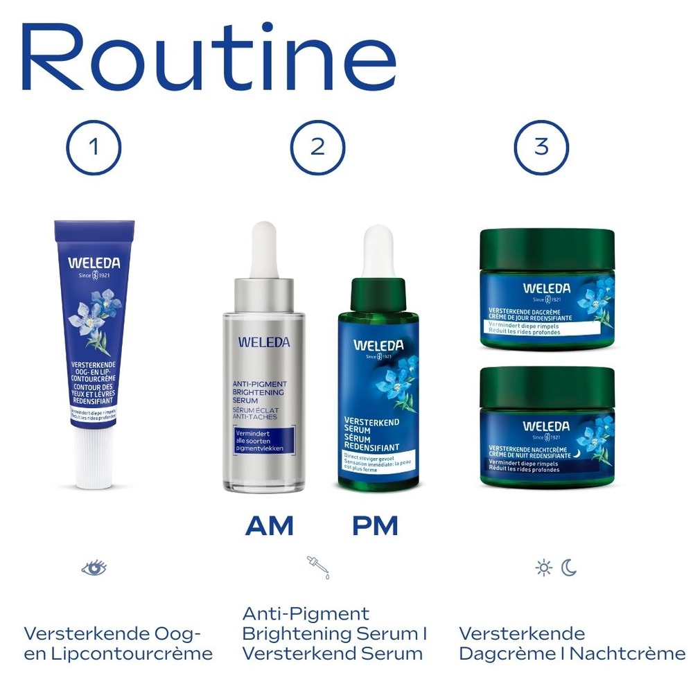 Weleda Blauwe Gentiaan en Edelweiss Anti-Pigment Brightening Serum 30ml