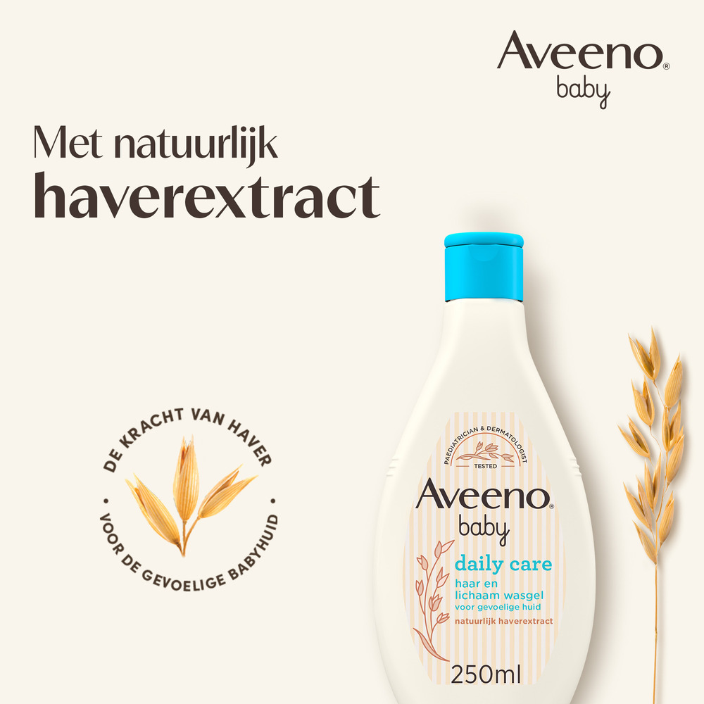 Aveeno Baby Daily Care Wasgel Haar & Lichaam 250ml